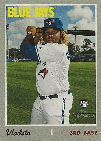 2019 Topps Heritage High Number Nickname Variations Vladimir Guerrero Jr
