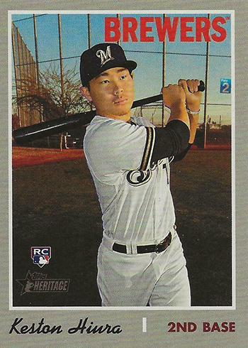 KESTON HIURA 2022 Topps Heritage #CC-KH Clubhouse Collection Jersey Patch  Relic