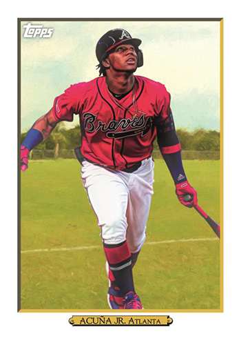 2020 Topps Series 1 Baseball Turkey Red Ronald Acuna Jr