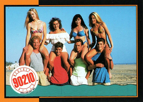 1991 Topps Beverly Hills 90210 Checklist Trading Card Details