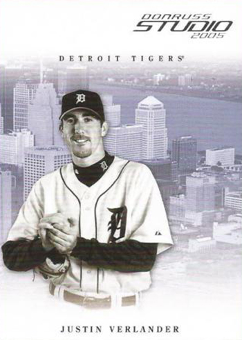 Justin Verlander Detroit Tigers 2005 Playoff Prestige # 151 Rookie Card