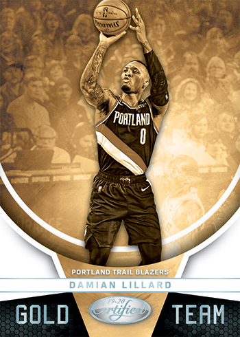 2019-20 Panini Certified Basketball Gold Team