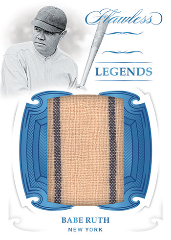 Lot Detail - 2018 Panini Flawless #3 Babe Ruth (#01/05) Gold Dual Jersey  Patch - BGS NM-MT+ 8.5