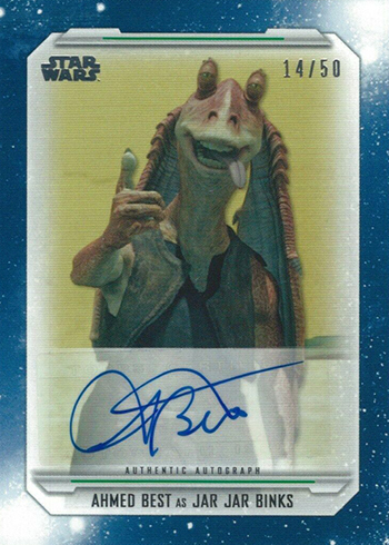 David Barclay as Jabba the Hut Autograph 2019 Topps Star Wars Skywalker Saga 