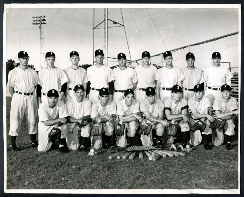 Sold at Auction: Mickey Mantle Signed 1947 & 1948 “Champion Whiz Kids  Baseball Team Panoramic Photograph Display