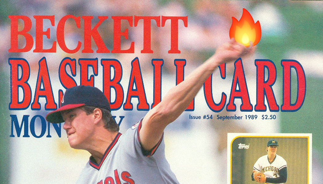 Beckett Baseball Magazine Nov 1989 Issue #56 Will Clark-Kevin Mitchell  On Cover 