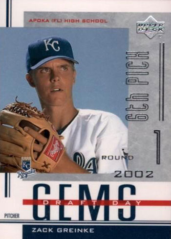 2002 Bowman Chrome Draft Picks Baseball #BDP6 Zack Greinke Rookie Card