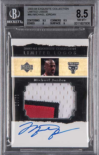 2003-04 Upper Deck Exquisite Rookie Patch LeBron James Tops $270,000