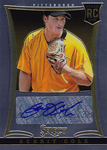 Bleachers Sports Music & Framing — Gerrit Cole Signed Rookie Year