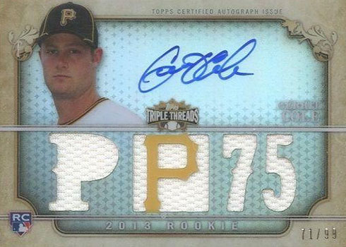 2014 Topps Archive Gerrit Cole Signed Card #186 PSA/DNA Slab