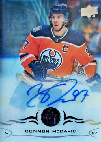 2018-19 Upper Deck Clear Cut Hockey Connor McDavid