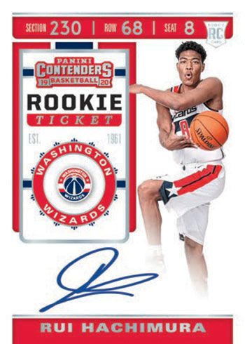 Terance Mann Contenders Rookie Ticket Auto Clippers 2019-20