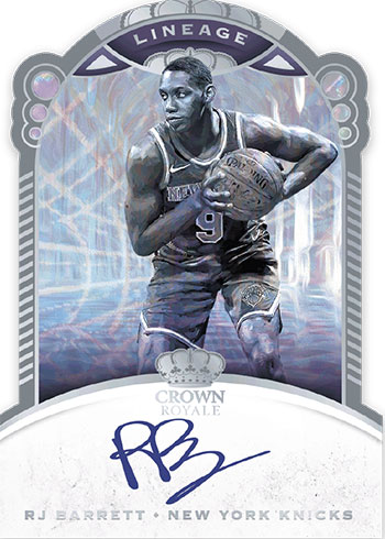 2019-20 Panini Crown Royale Basketball Checklist, Team Sets, Box Info