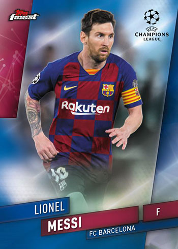 2019-20 Topps Finest UEFA Champions League Blue Refractor