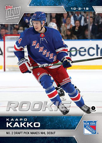 2019-20 Topps NHL Stickers Checklist, Team Set Lists, Details