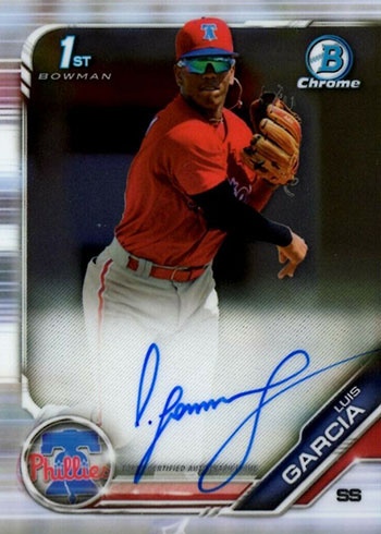 2019 Bowman Chrome Autographs Checklist and Prospect Guide