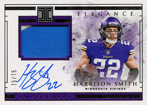 HARRISON SMITH VIKINGS NAMEPLATE FOR YOUR AUTOGRAPHED Signed