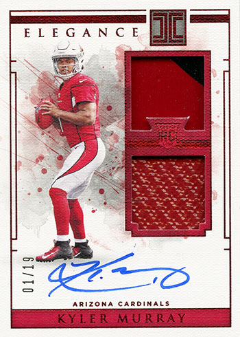 2019 Panini Impeccable Larry Fitzgerald /75 No.89 Cardinals NFL 75枚限定　シリアル　カージナルス　カード