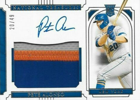 Pete Alonso signed Mets real authentic Jersey Rookie Autograph MLB