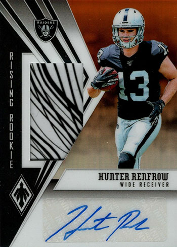 : 2019 Panini Playbook #124 Hunter Renfrow Oakland Raiders RC  Rookie NFL Football Trading Card : Collectibles & Fine Art