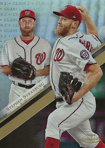 2019 Topps Gold Label #60 Austin Riley Class 1 Black Parallel