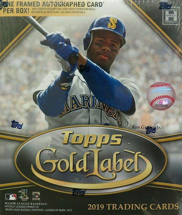 2019 TOPPS GOLD LABEL BASEBALL