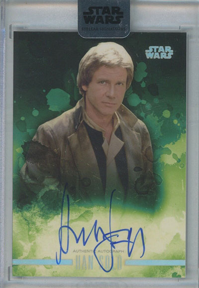 2019 Topps Star Wars Stellar Signatures Harrison Ford Autograph