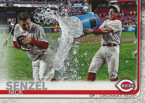 2019 TOPPS UPDATE MINI ON DEMAND #US182 ANDREW KNIZNER BLUE PARALLEL 04/10