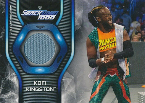 2019 wwe topps kofi kingston hotsell championship belt medallion SC-KK 7/199