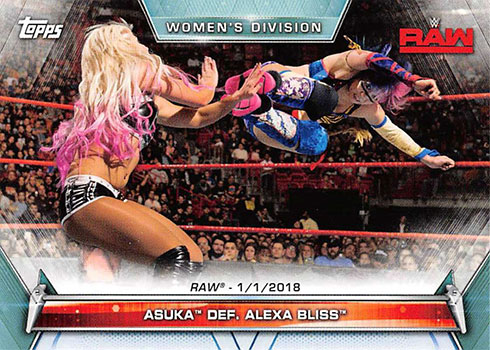 #78 Carmella/Asuka 2019 TOPPS WWE Women's Division Cox
