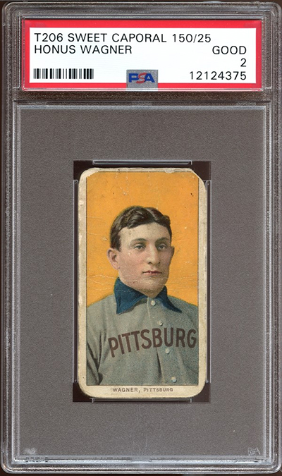 T206 Honus Wagner PSA 2 Mile High Oct 2019