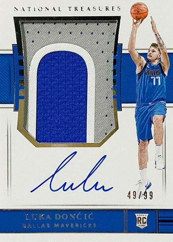 2022 Panini The National Blue- Luka Doncic /50 Dallas Mavericks