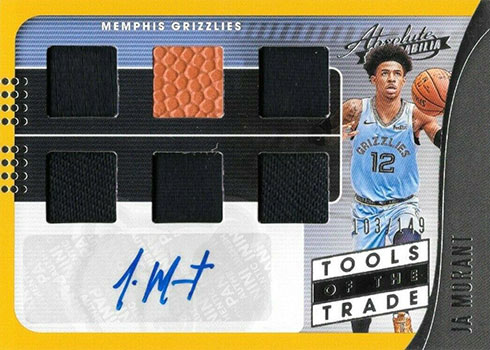 2019-20 Absolute Memorabilia Tools of the Trade Four Swatch