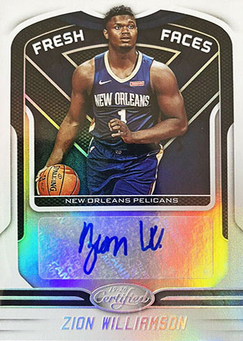 Zion Williamson Guide to 2019-20 Panini Certified Basketball