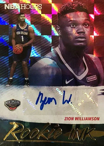 Zion Williamson 2019-20 Panini NBA Hoops Rookie Red Back #258 shops SSP