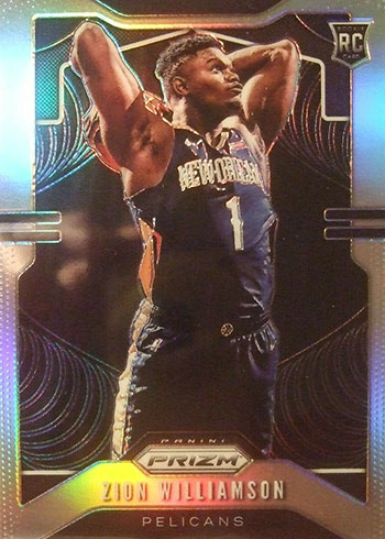 First 2019-20 Panini Prizm Silver Prizms Zion Williamson Lands on eBay