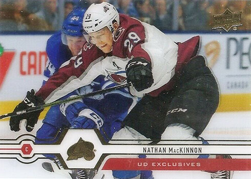 🏒Nathan MacKinnon (2020-2021 Upper Deck, ES, “ALL🌟 STAR” 659), Center,  NHL 🏒