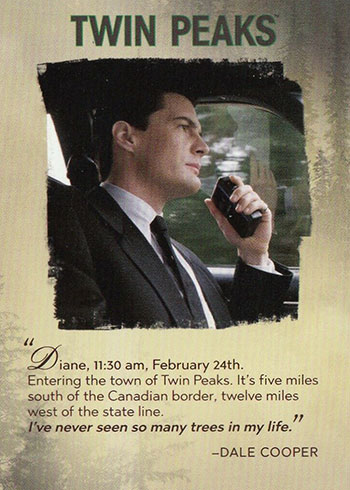 Twin Peaks Archives 2019 Limited Series Event Relationship Chase Card L40 