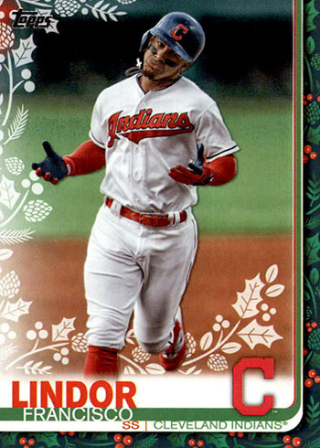 JUAN SOTO 2019 Topps Holiday 8 SP Bat Variation Baseball Card 