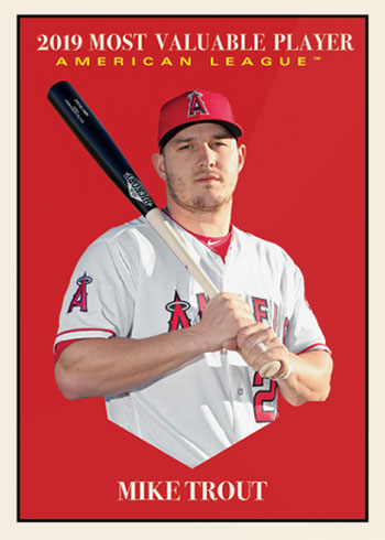  2019 Topps Throwback Thursday Baseball #296 Mike Trout