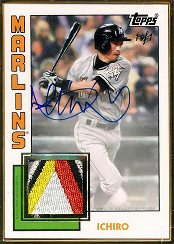 2019 Topps Transcendent Baseball Autograph Patch Ichiro