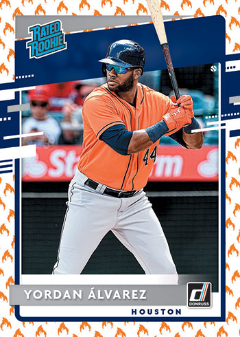 2020 Donruss Baseball Rated Rookie On Fire