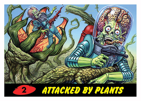 From Mars Attacks Cards 1962