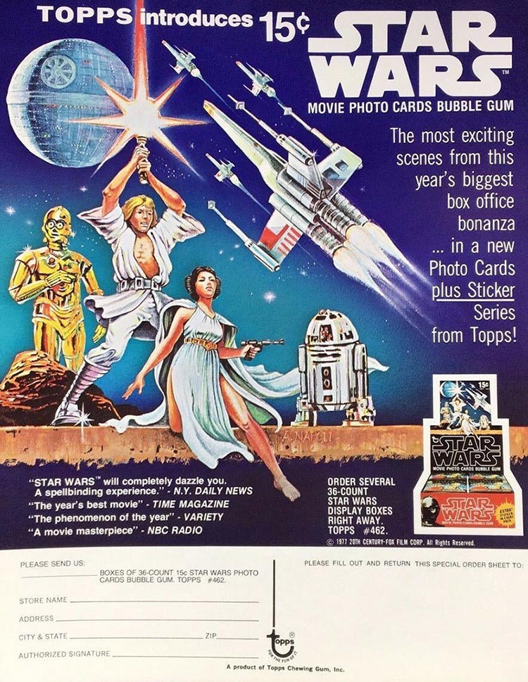 Star Wars Universe TOPPS Sticker 79 