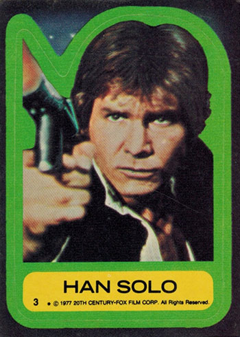 1/1Superfractor Topps Star Wars Han Solo