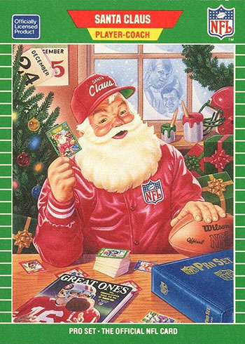 1989 Pro Set Santa Claus