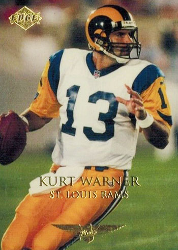 1999 Collector's Edge First Place Kurt Warner Rookie Card