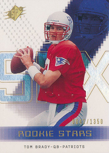 2002 TOM BRADY Fleer Classic Combinations SP JERSEY Card Patriots w BRIAN  GRIESE