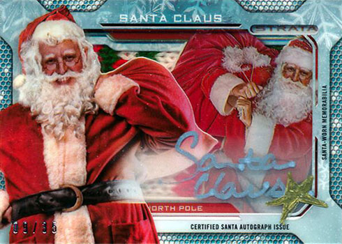 2013 Topps Strata Shadowbox Signatures Santa Claus