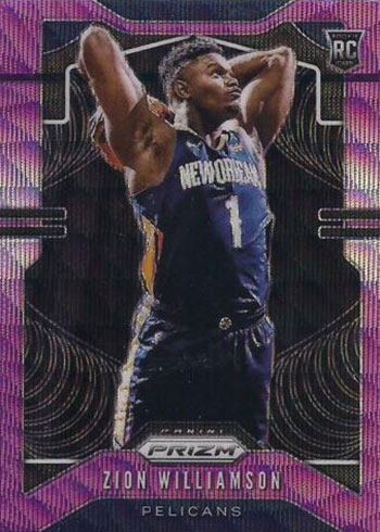 Zion williamson purple shockt selling wave Parallel 2020